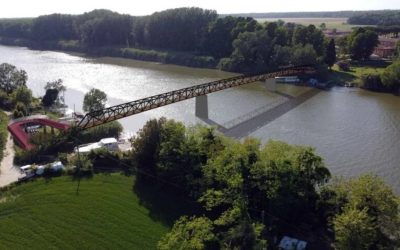 Ponte ciclopedonale nel Parco